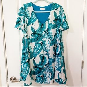 Adrienne Flutter Sleeve Swing Dress